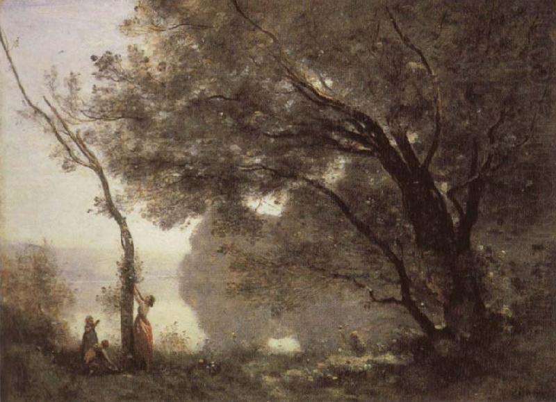 Corot Camille Memory of Mortefontaine china oil painting image
